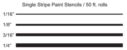 Mr. J's Xcaliber Pinstriping Stencil Tape - Image 3