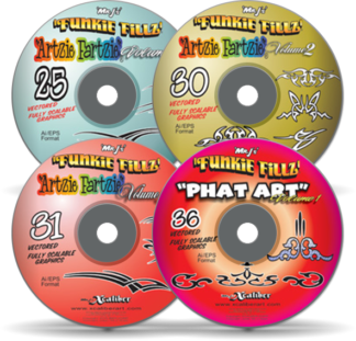 Hand Drawn Graphics Vol: 1 - 4