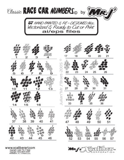 Hot Lix, Mr. J Classic Pinstripes & Race Numbers - Image 10