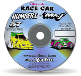 Mr. J. Classic "Race Car Numbers"
