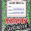 Mr. J's Xcaliber Pinstriping Sketchbook