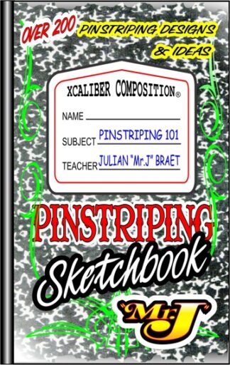 Mr. J's Xcaliber Pinstriping Sketchbook