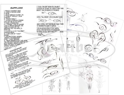 Mr. J's Xcaliber Pinstriping Sketchbook Bundle Vol 1 & 2 - Image 2
