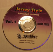 Jersey Style Airbrushing DVD Set- All 3 Volumes