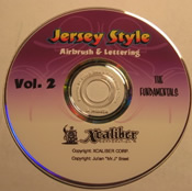 Jersey Style Airbrushing DVD Set- Volume 2