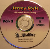 Jersey Style Airbrushing DVD Set- Volume 3
