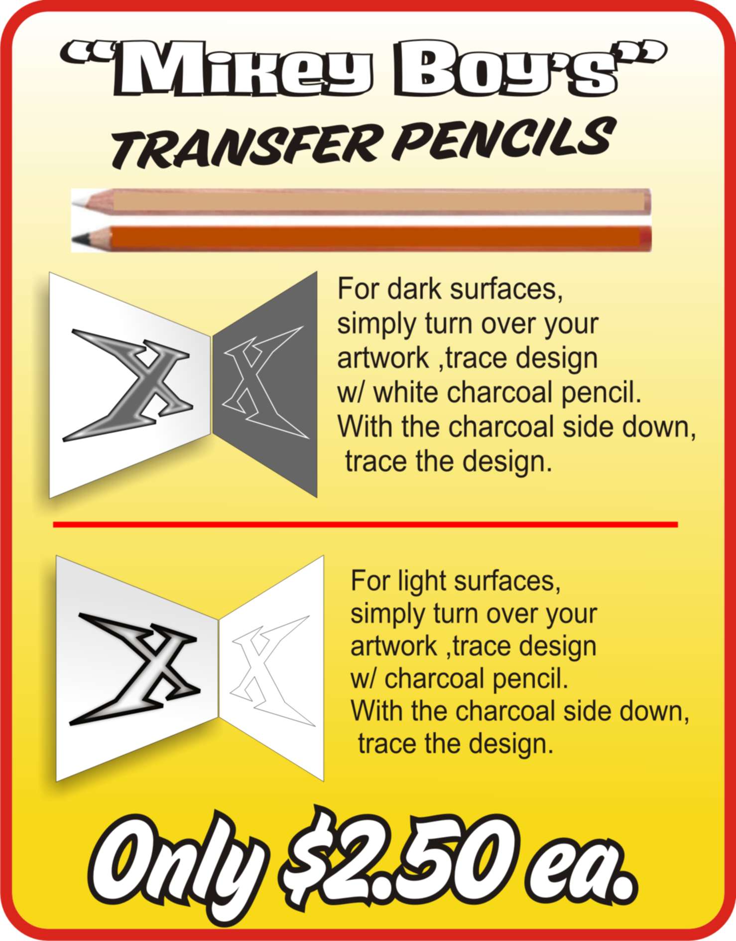 TRANSFER PENCILS