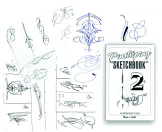 Mr. J's Xcaliber Pinstriping Sketchbook vol. 2